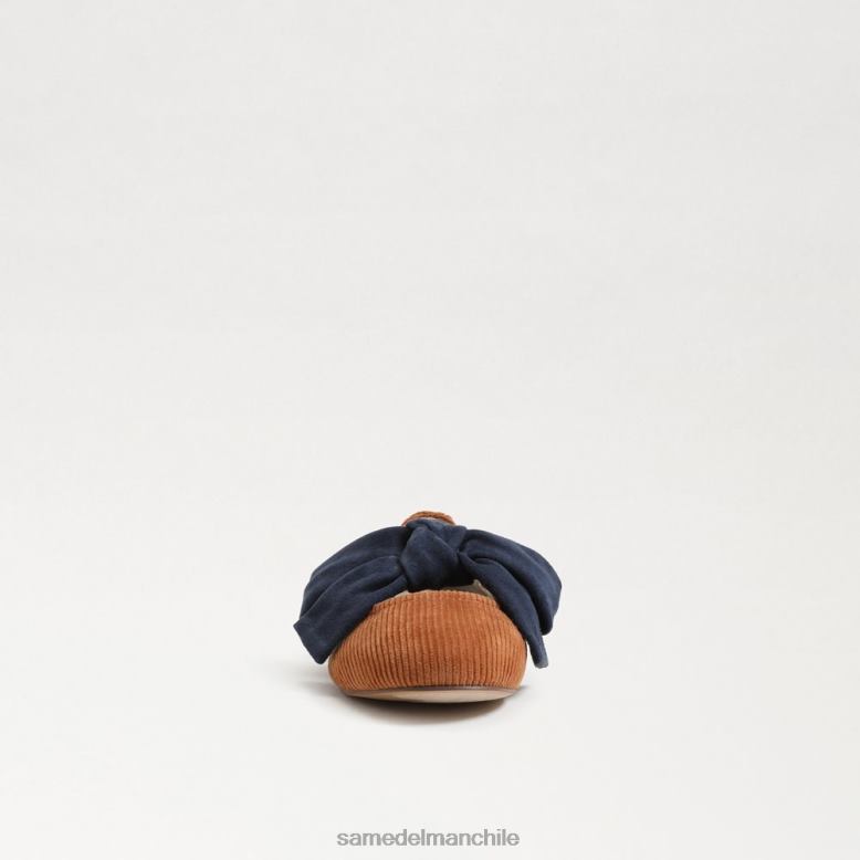 Sam Edelman P802J1020 calzado mostaza/azul marino niños bailarinas felicidad