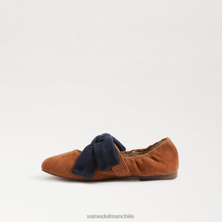 Sam Edelman P802J1020 calzado mostaza/azul marino niños bailarinas felicidad