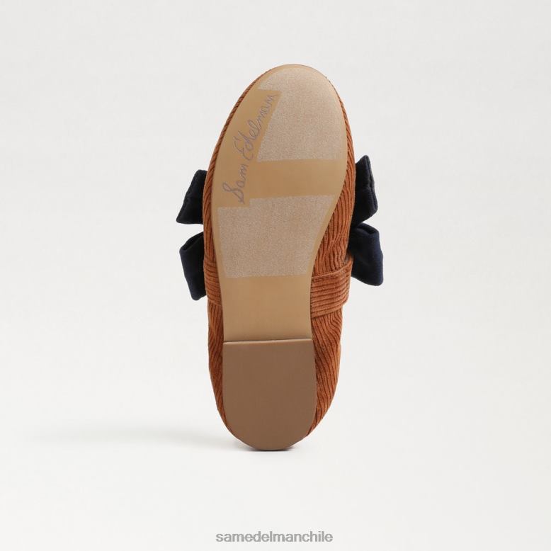 Sam Edelman P802J1020 calzado mostaza/azul marino niños bailarinas felicidad