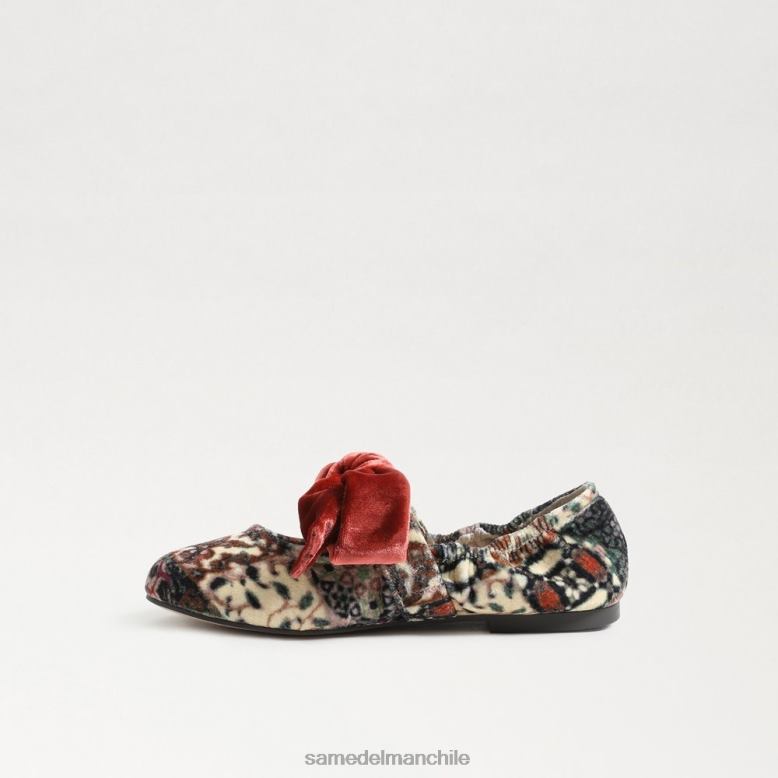 Sam Edelman P802J1021 calzado marfil/naranja niños bailarinas felicidad