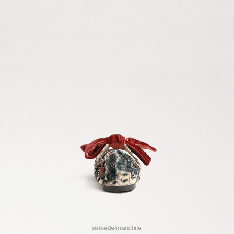 Sam Edelman P802J1021 calzado marfil/naranja niños bailarinas felicidad