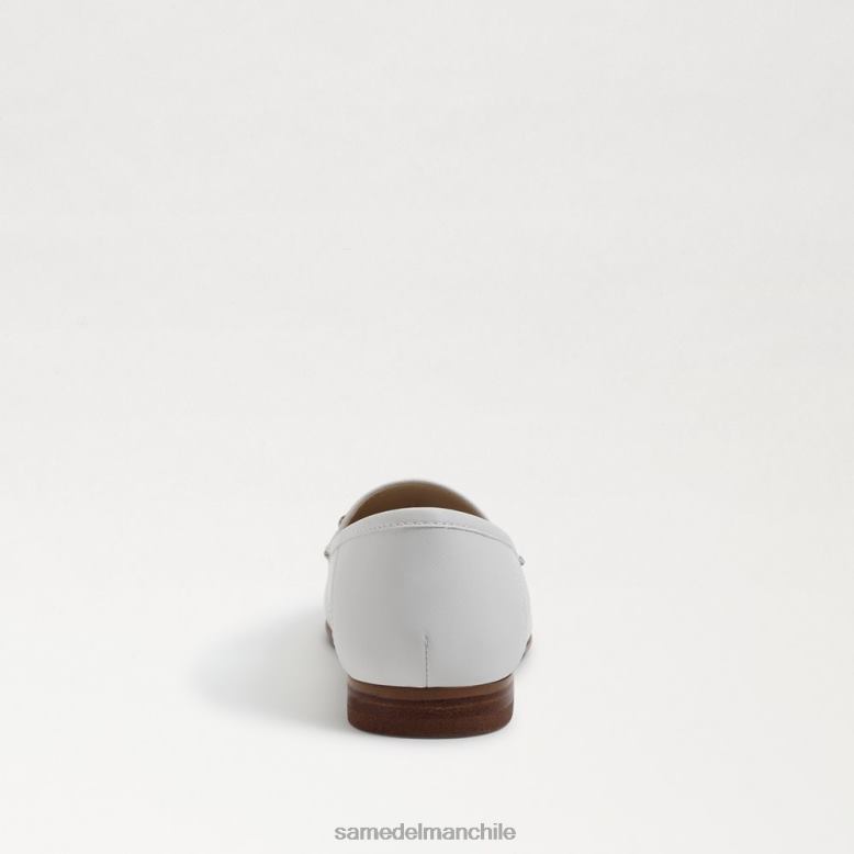 Sam Edelman P802J897 calzado blanco brillante niños mocasines loraine bit
