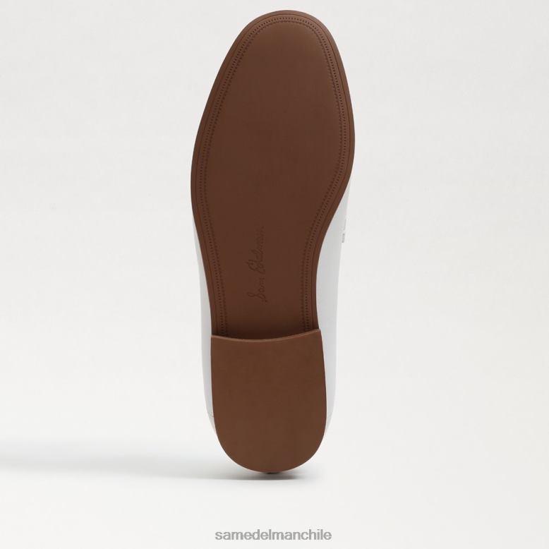 Sam Edelman P802J897 calzado blanco brillante niños mocasines loraine bit