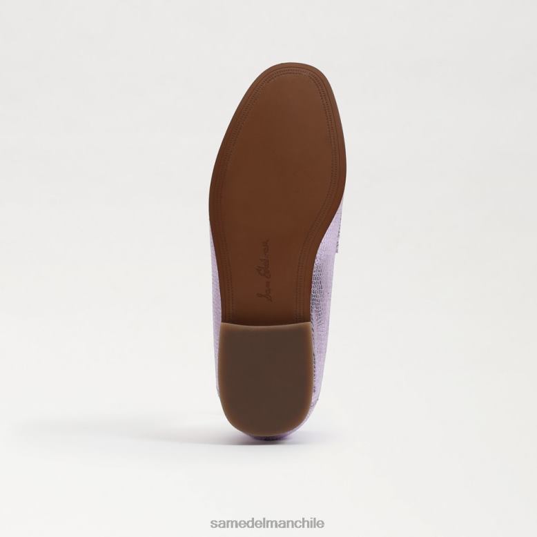 Sam Edelman P802J905 calzado cuarzo lila niños mocasines loraine bit