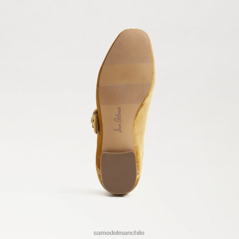 Sam Edelman P802J913 calzado terciopelo azafrán niños michaela mary jane