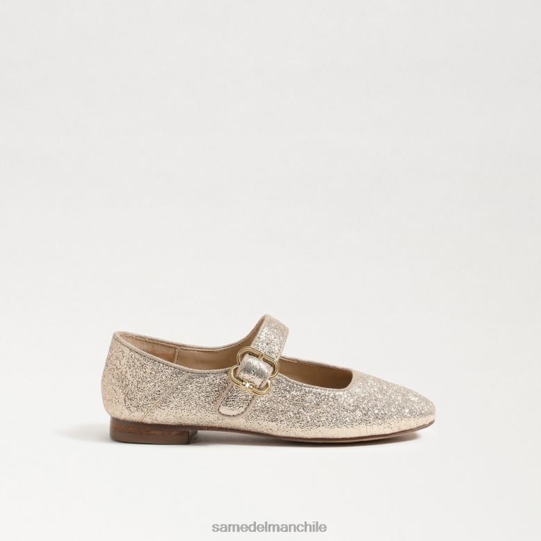 Sam Edelman P802J917 calzado hoja de oro niños michaela mary jane