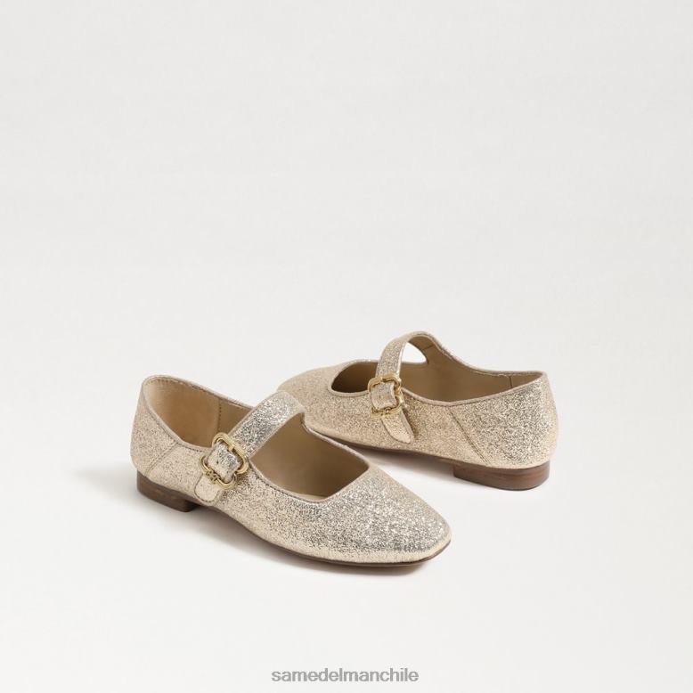 Sam Edelman P802J917 calzado hoja de oro niños michaela mary jane
