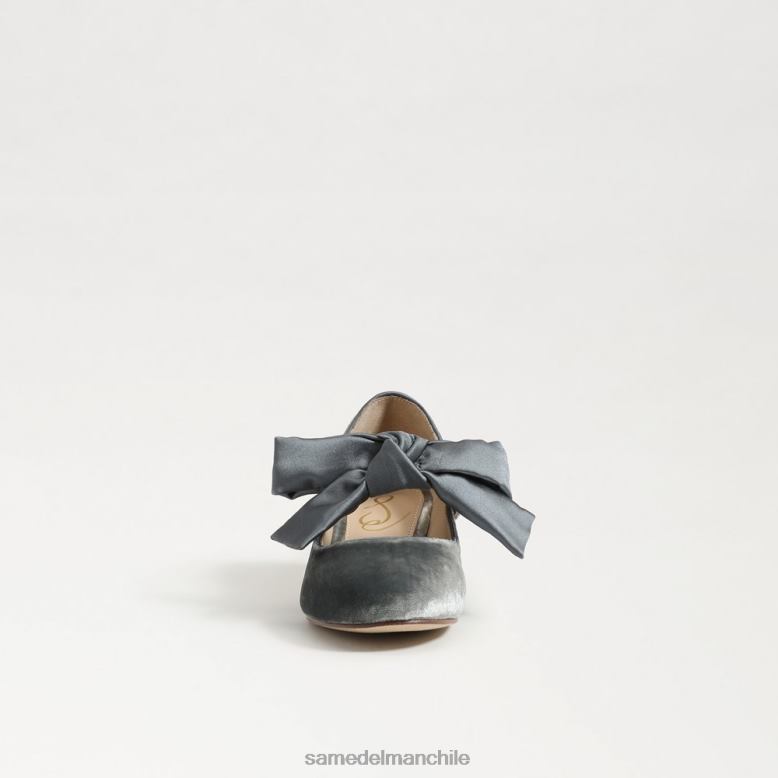 Sam Edelman P802J933 calzado azul ahumado niños merceditas teddy con tacón en bloque