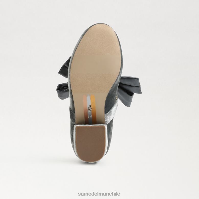 Sam Edelman P802J933 calzado azul ahumado niños merceditas teddy con tacón en bloque