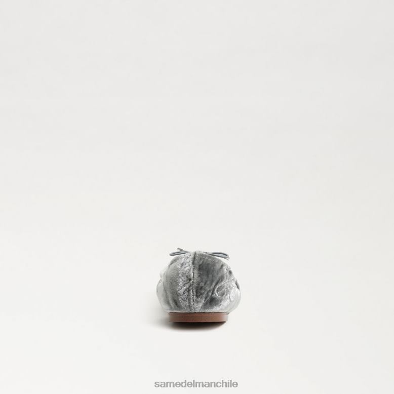 Sam Edelman P802J982 calzado terciopelo azul ahumado niños bailarinas felicia