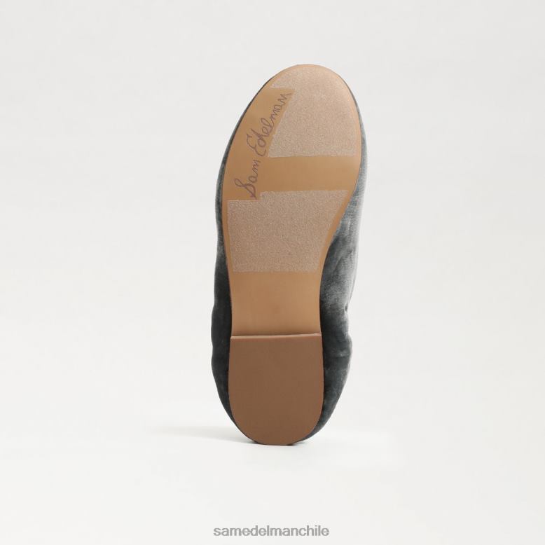 Sam Edelman P802J982 calzado terciopelo azul ahumado niños bailarinas felicia