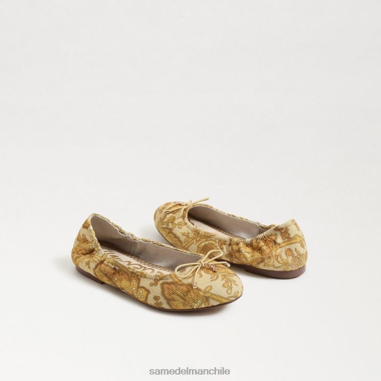 Sam Edelman P802J983 calzado cúrcuma niños bailarinas felicia