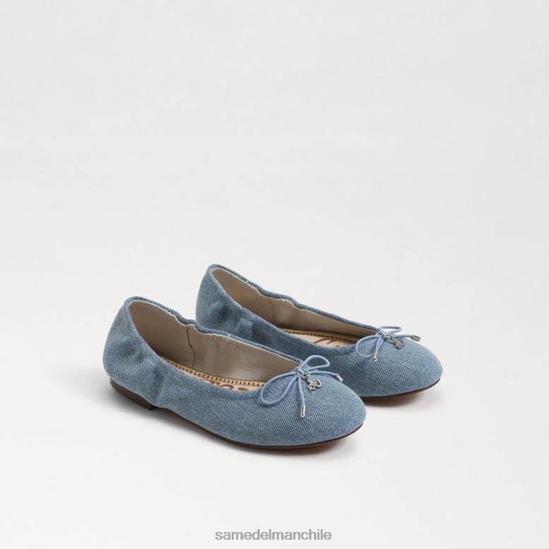 Sam Edelman P802J986 calzado azul montrose niños bailarinas felicia