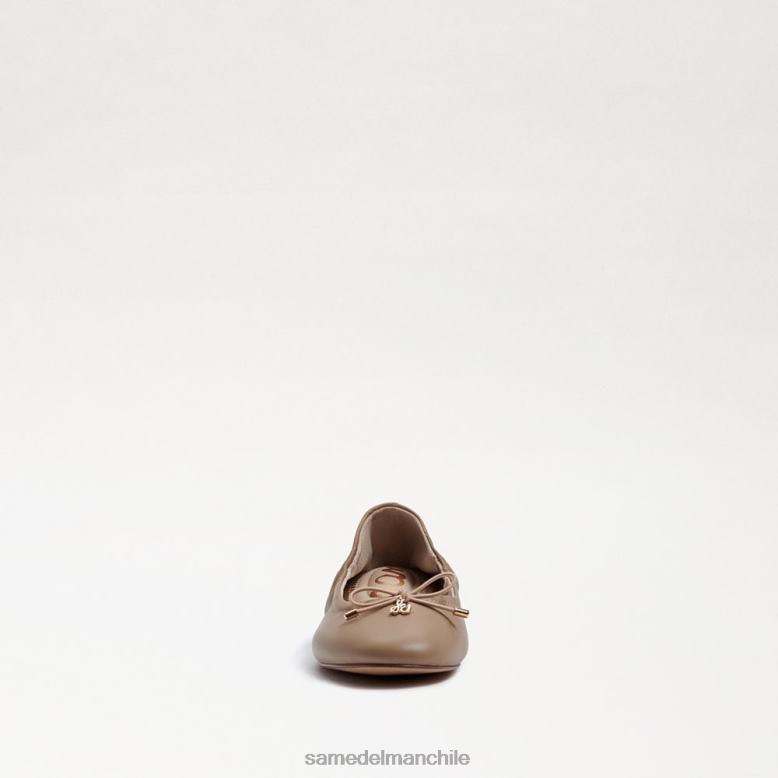 Sam Edelman P802J987 calzado cuero desnudo clásico niños bailarinas felicia