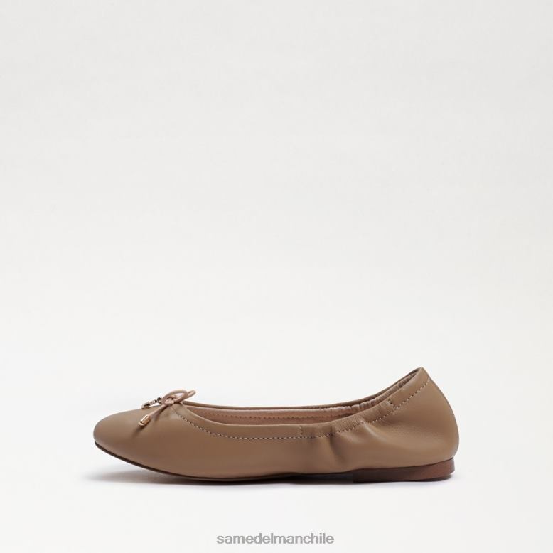 Sam Edelman P802J987 calzado cuero desnudo clásico niños bailarinas felicia