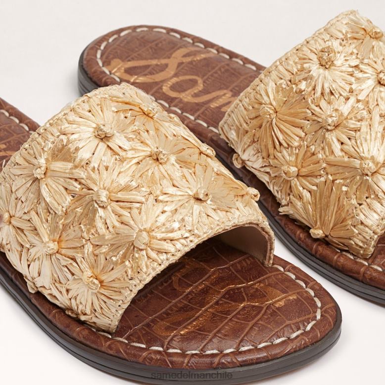 Sam Edelman P802J1026 calzado hoja de oro niños diapositiva giovanna