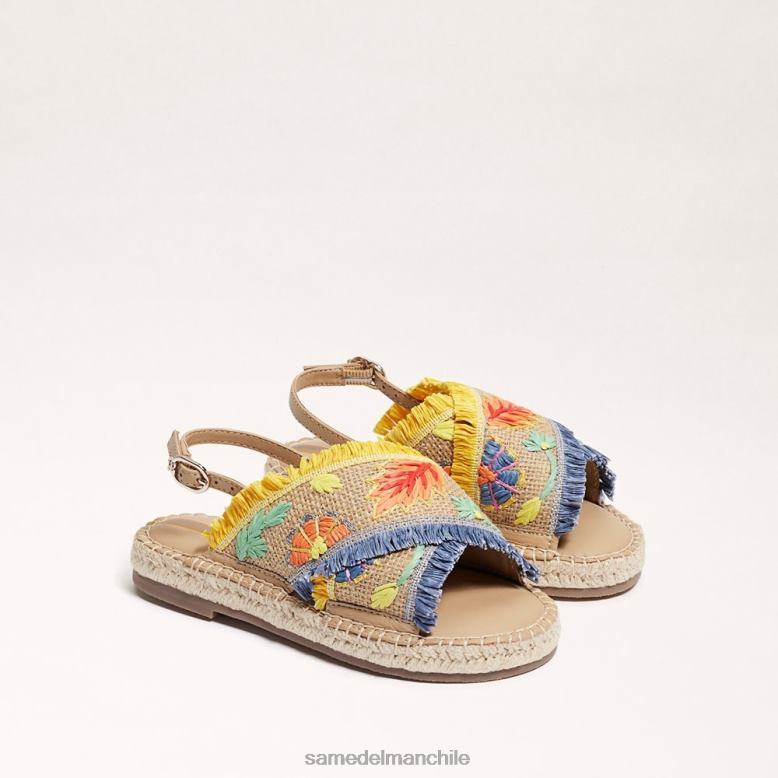 Sam Edelman P802J1033 calzado natural/amarillo niños sandalia kayden