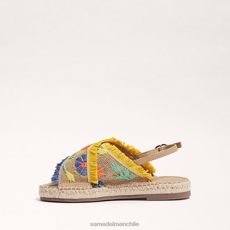Sam Edelman P802J1033 calzado natural/amarillo niños sandalia kayden