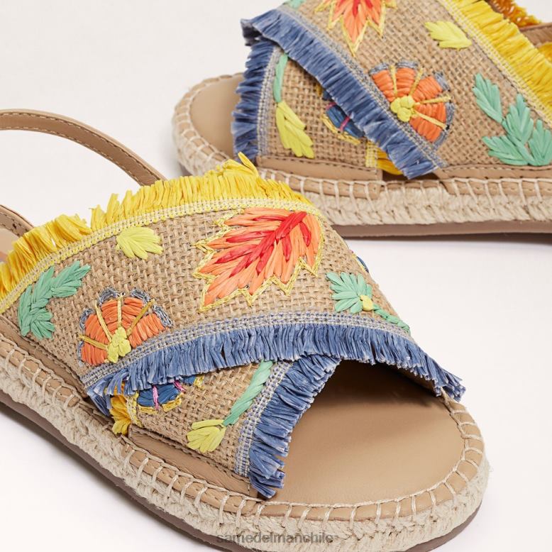 Sam Edelman P802J1033 calzado natural/amarillo niños sandalia kayden