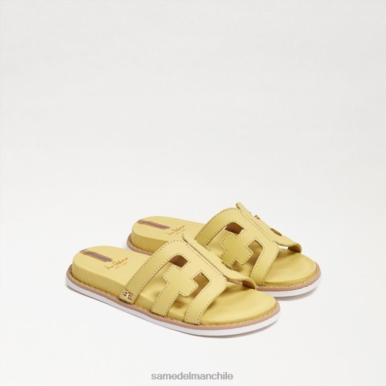 Sam Edelman P802J1048 calzado cuero amarillo mantequilla niños sandalias valeri