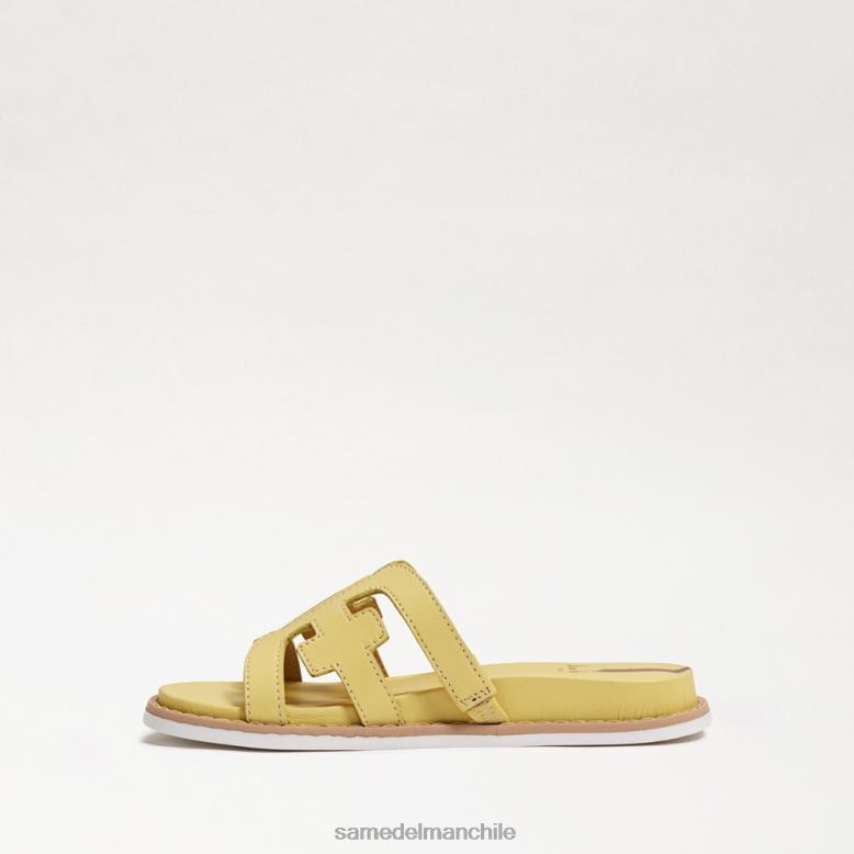 Sam Edelman P802J1048 calzado cuero amarillo mantequilla niños sandalias valeri
