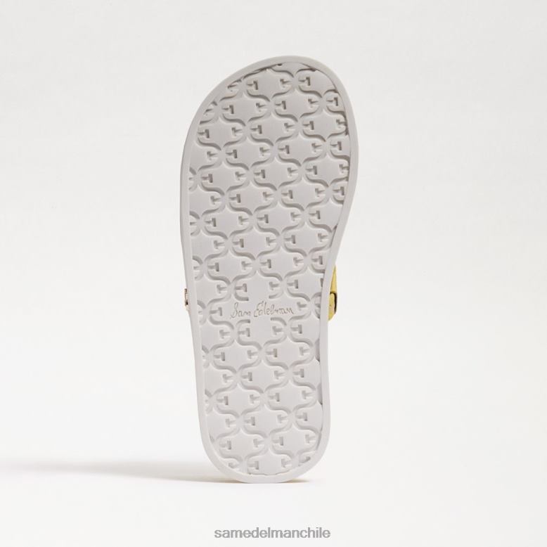 Sam Edelman P802J1048 calzado cuero amarillo mantequilla niños sandalias valeri