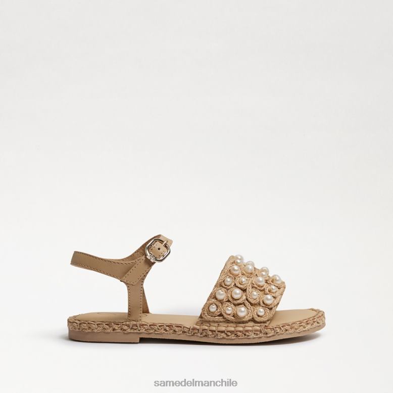 Sam Edelman P802J1049 calzado lino natural niños sandalia de acebo