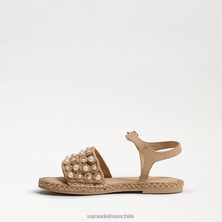 Sam Edelman P802J1049 calzado lino natural niños sandalia de acebo