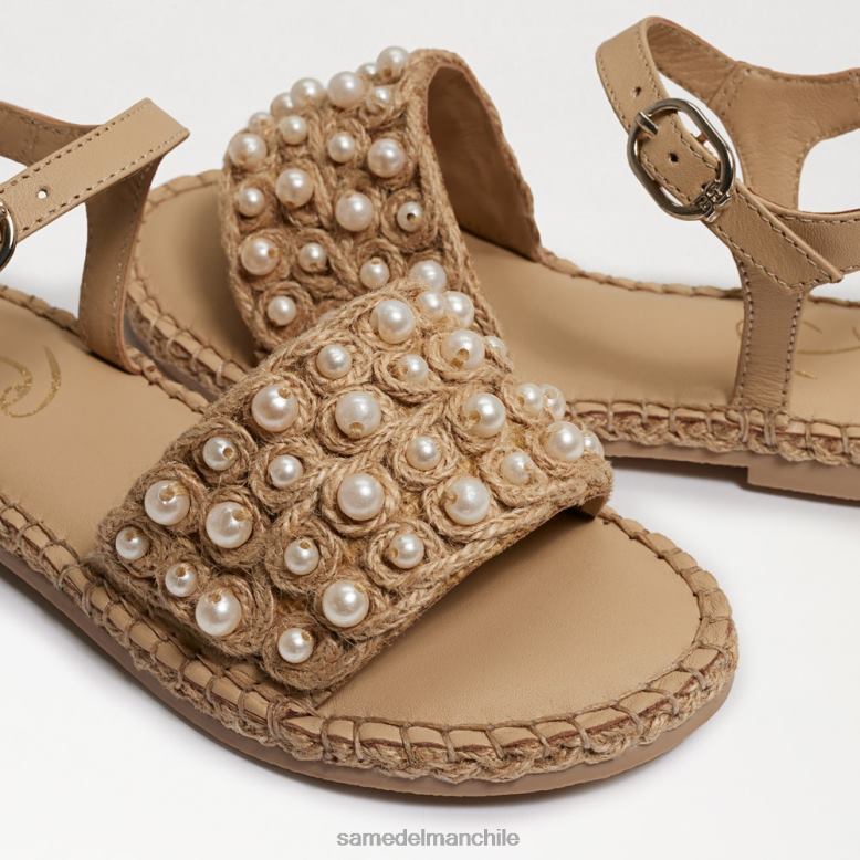 Sam Edelman P802J1049 calzado lino natural niños sandalia de acebo