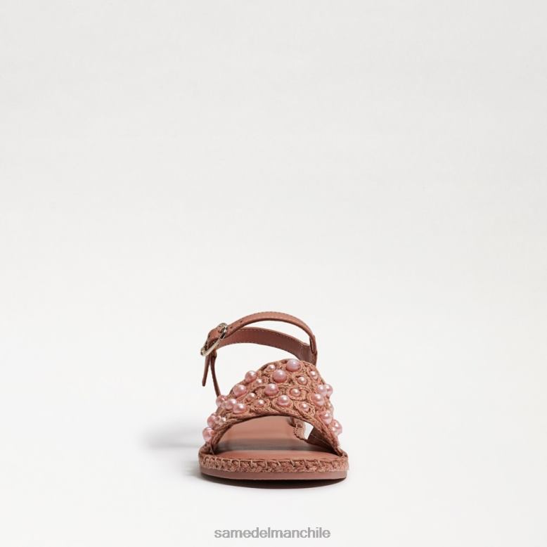 Sam Edelman P802J1050 calzado lino rosa niños sandalia de acebo