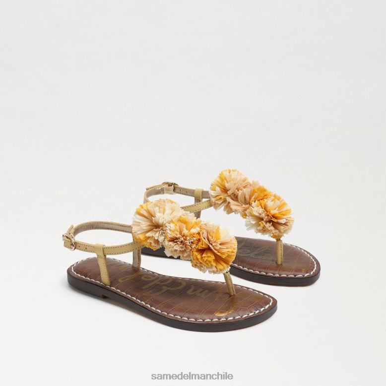 Sam Edelman P802J1054 calzado cuero del sol del desierto niños sandalia de tanga gillie