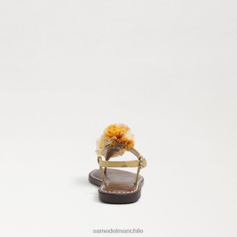 Sam Edelman P802J1054 calzado cuero del sol del desierto niños sandalia de tanga gillie