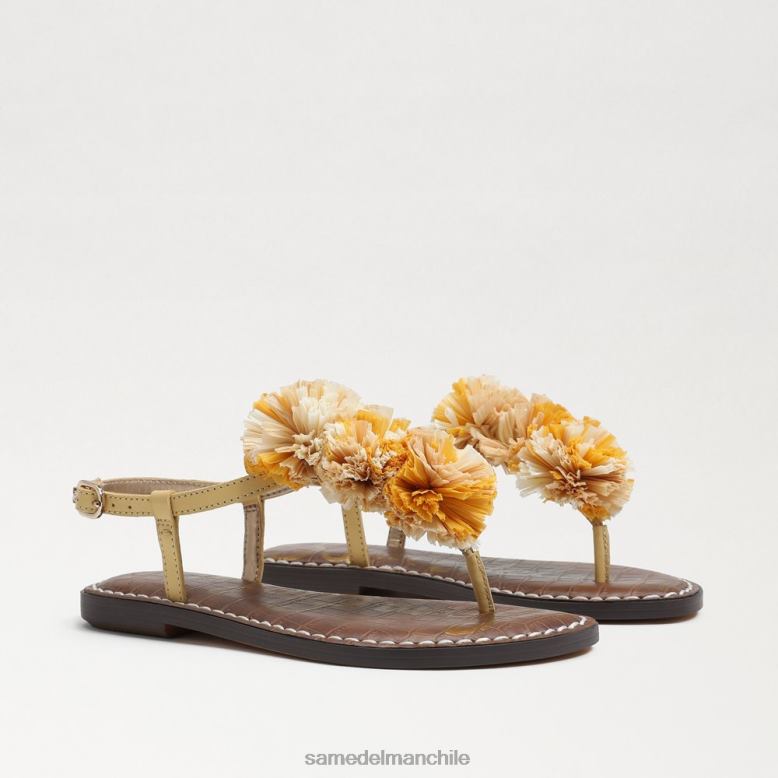 Sam Edelman P802J1054 calzado cuero del sol del desierto niños sandalia de tanga gillie