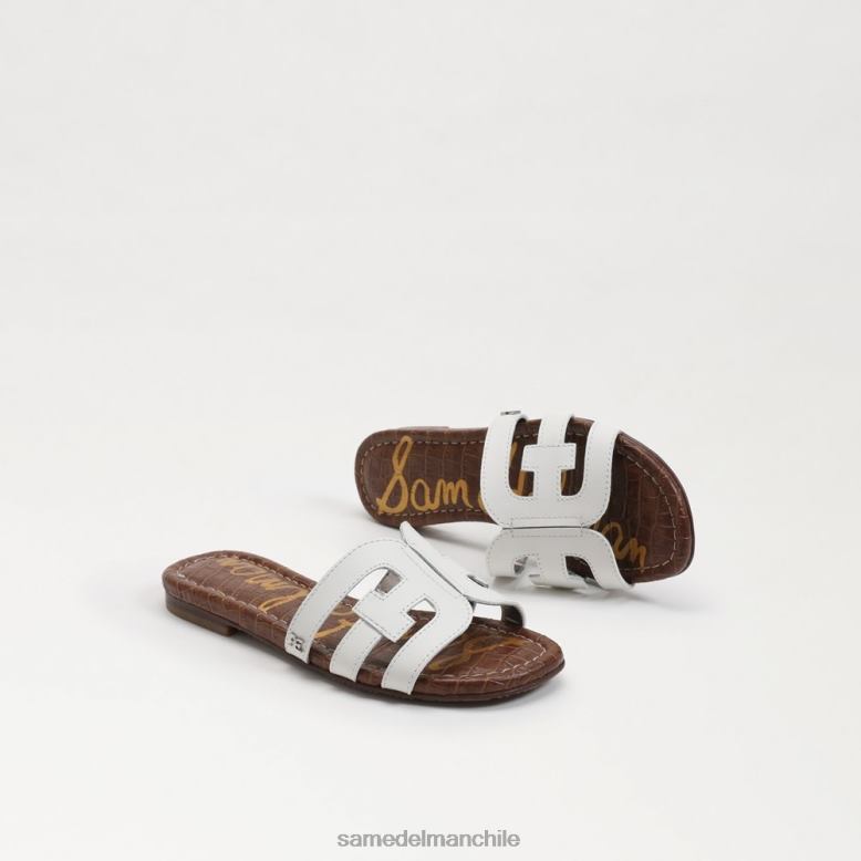Sam Edelman P802J890 calzado blanco brillante niños sandalia tipo bahía