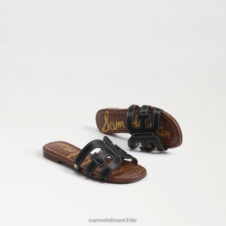 Sam Edelman P802J891 calzado cuero negro niños sandalia tipo bahía