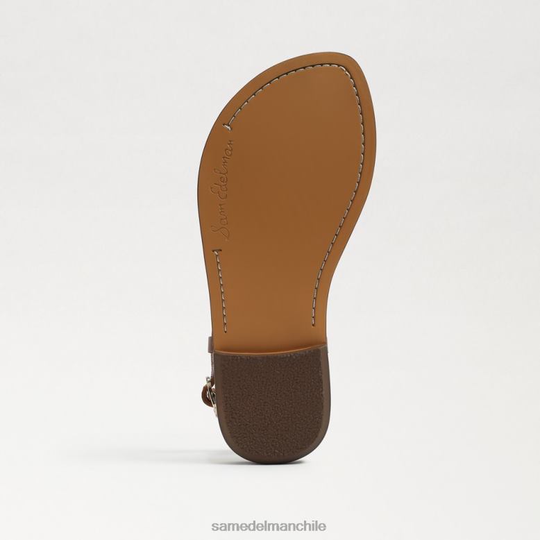 Sam Edelman P802J940 calzado cuero de silla de montar niños sandalia tanga gigi