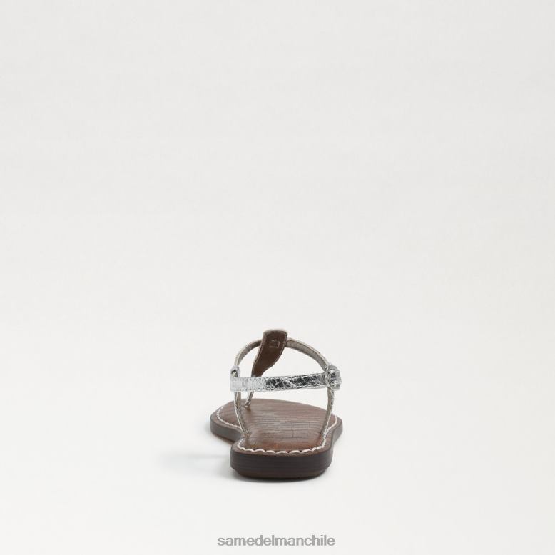 Sam Edelman P802J960 calzado purpurina lila/plata niños sandalia tanga gigi