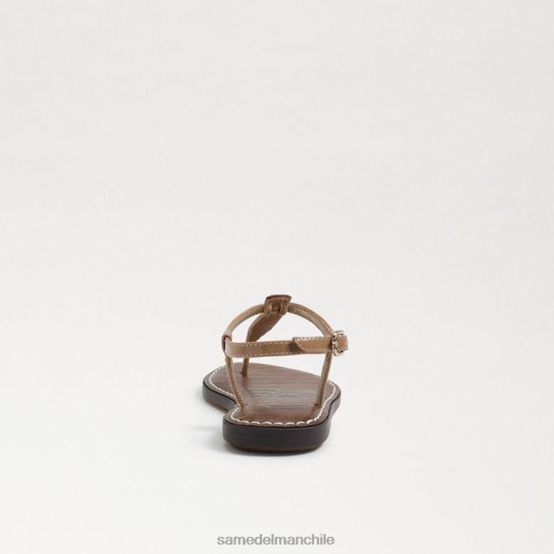 Sam Edelman P802J962 calzado patente de almendra niños sandalia tanga gigi