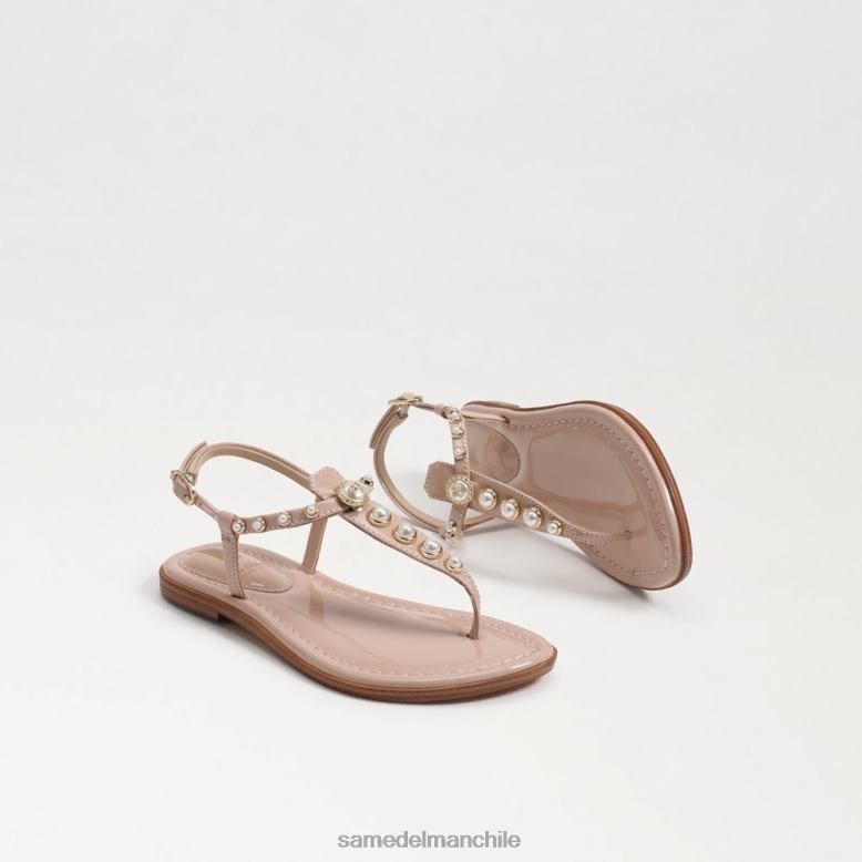Sam Edelman P802J965 calzado amanecer rosa niños sandalia tanga gigi