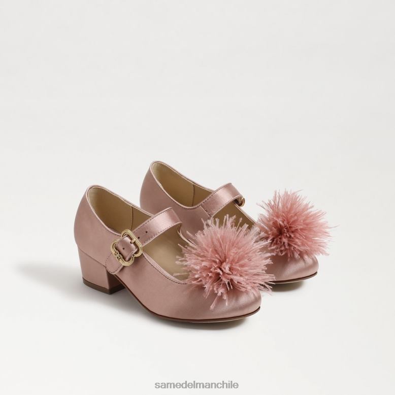 Sam Edelman P802J1044 calzado praliné suave niños merceditas talia con tacón en bloque