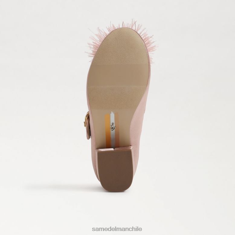 Sam Edelman P802J1044 calzado praliné suave niños merceditas talia con tacón en bloque