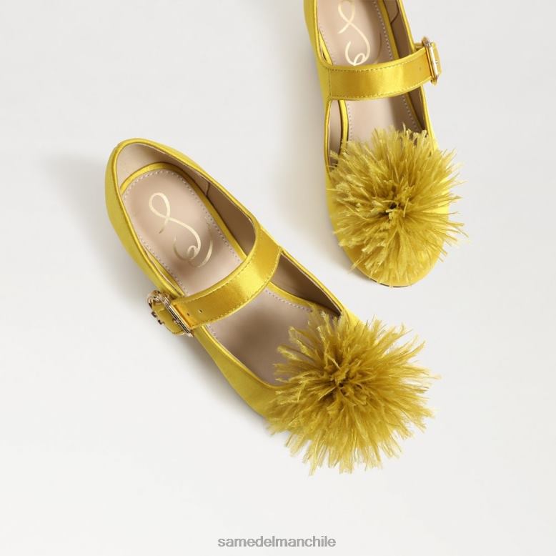 Sam Edelman P802J1045 calzado ocre niños merceditas talia con tacón en bloque