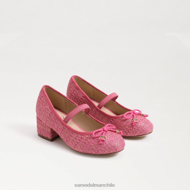 Sam Edelman P802J977 calzado Rosa rosada niños Mercedita Tyra con tacón en bloque