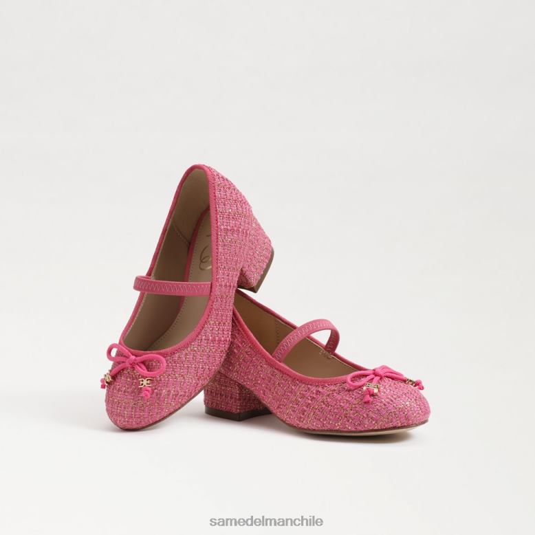 Sam Edelman P802J977 calzado Rosa rosada niños Mercedita Tyra con tacón en bloque