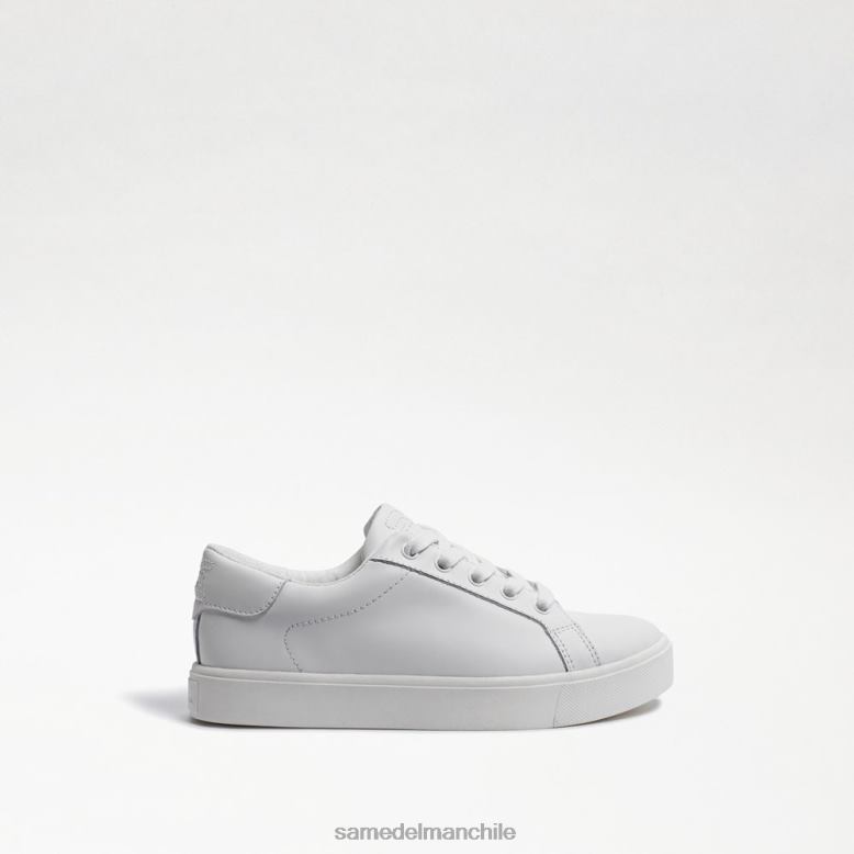 Sam Edelman P802J910 calzado cuero blanco niños zapatilla de etilo