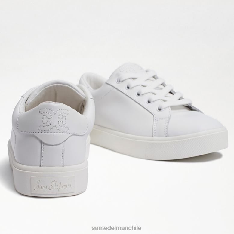 Sam Edelman P802J910 calzado cuero blanco niños zapatilla de etilo