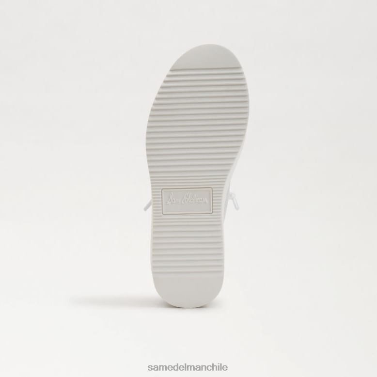 Sam Edelman P802J923 calzado plata suave niños zapatillas poppy con cordones