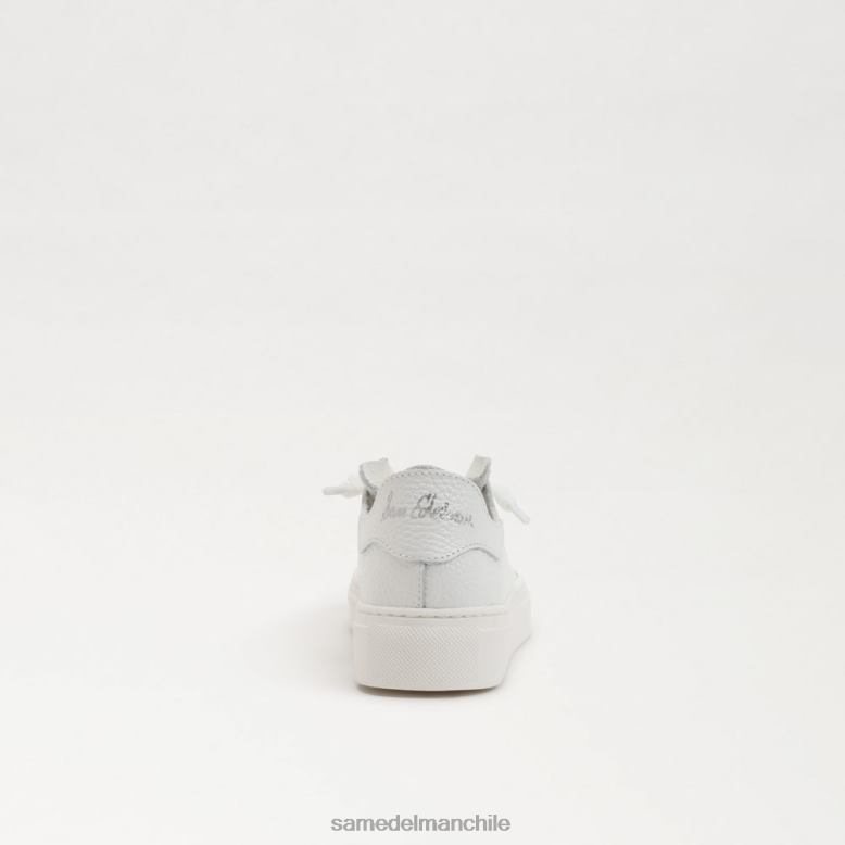 Sam Edelman P802J924 calzado blanco niños zapatillas poppy con cordones